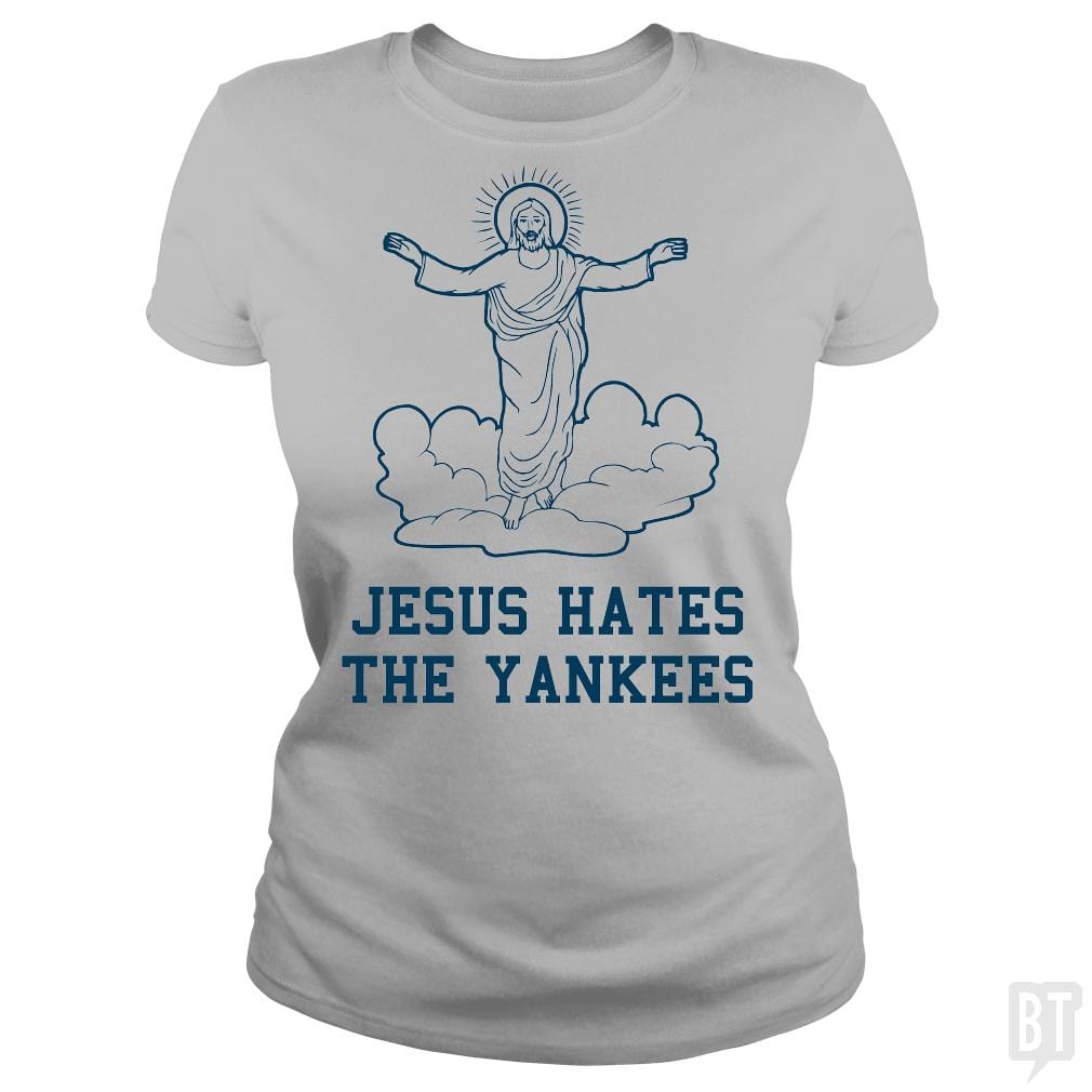 New York Yankees MLB Baseball Even Jesus Loves The Yankees Shirt