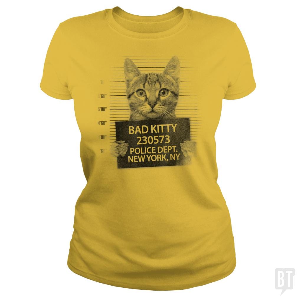 Bad kitty hot sale shirt