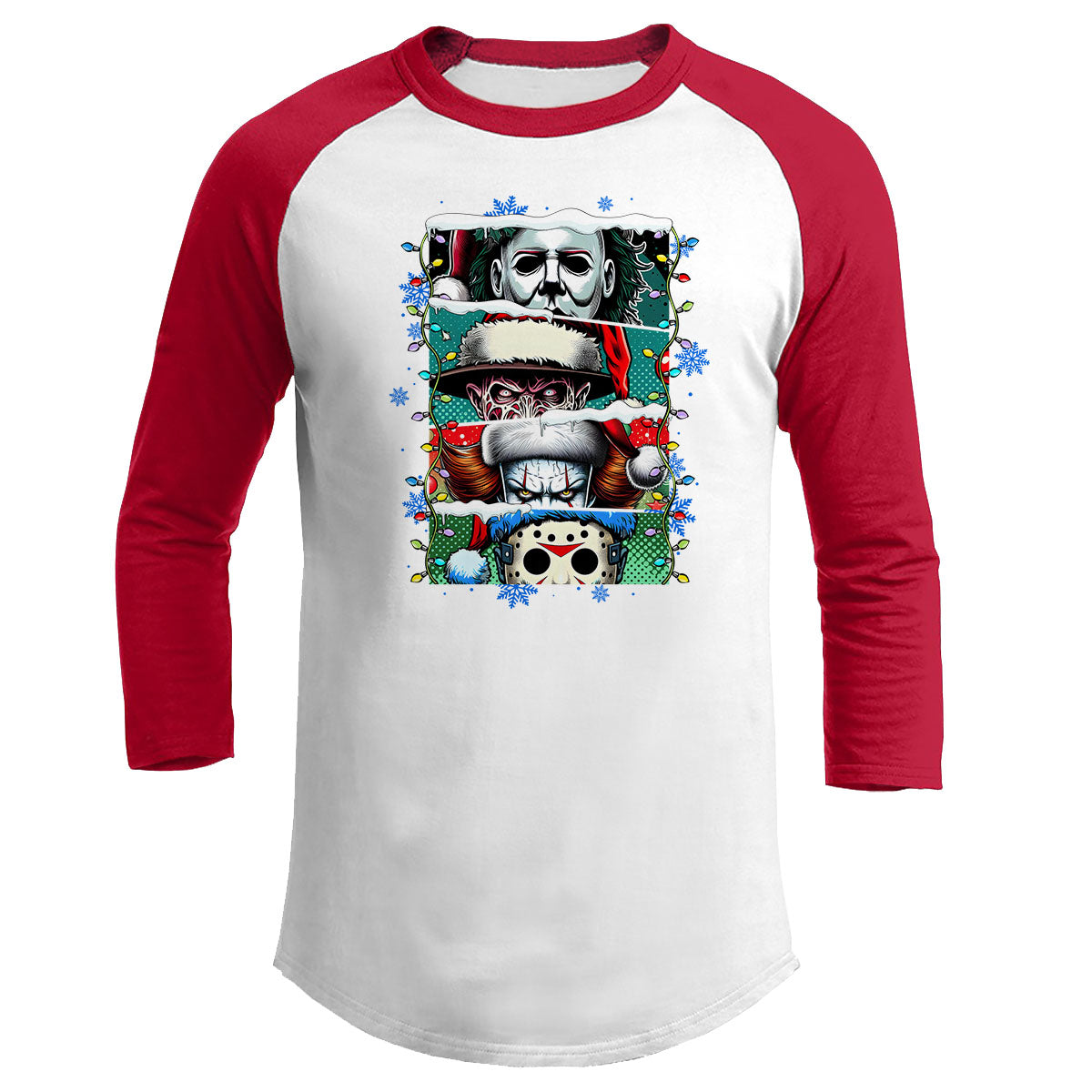 Christmas Slashers Raglan Tee