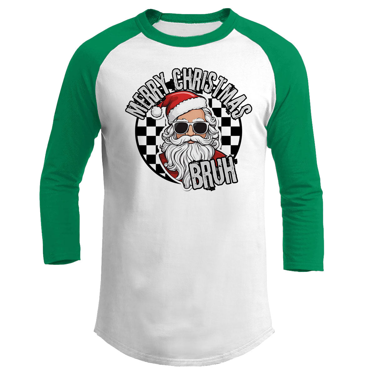 Merry Christmas Bruh Raglan Tee