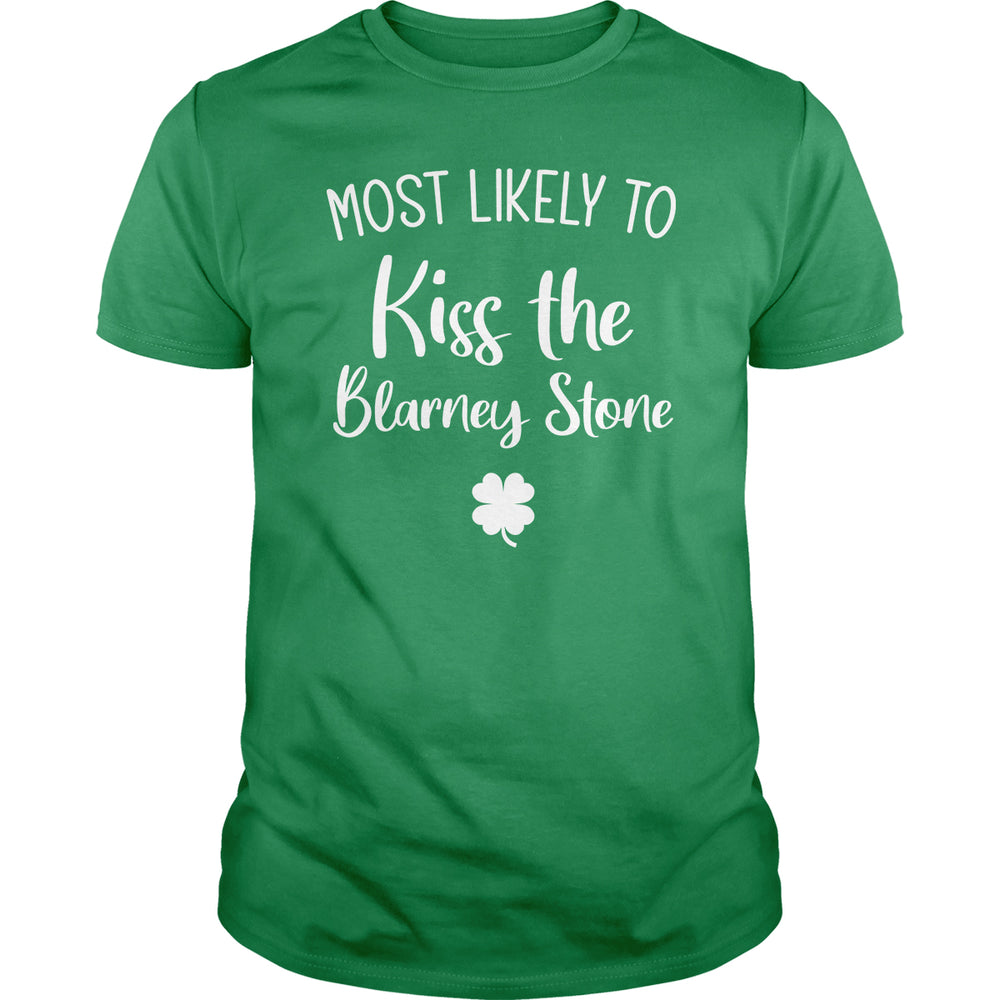 Most Likely To Kiss The Blarney Stone - BustedTees.com