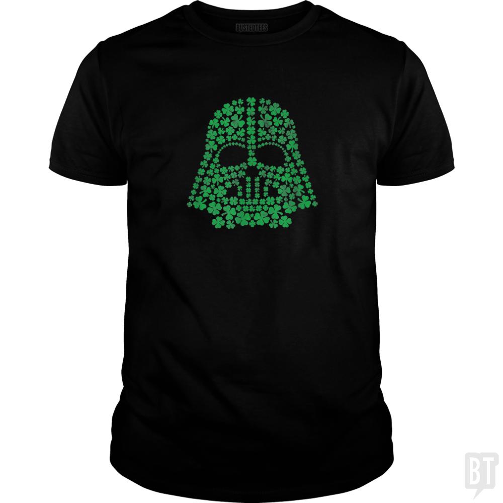 Green Shamrocks St. Patricks Day Gifts - BustedTees.com