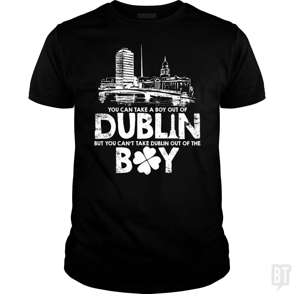 SunFrog-Busted Funky Hippo Classic Guys / Unisex Tee / Black / S Dublin Boy