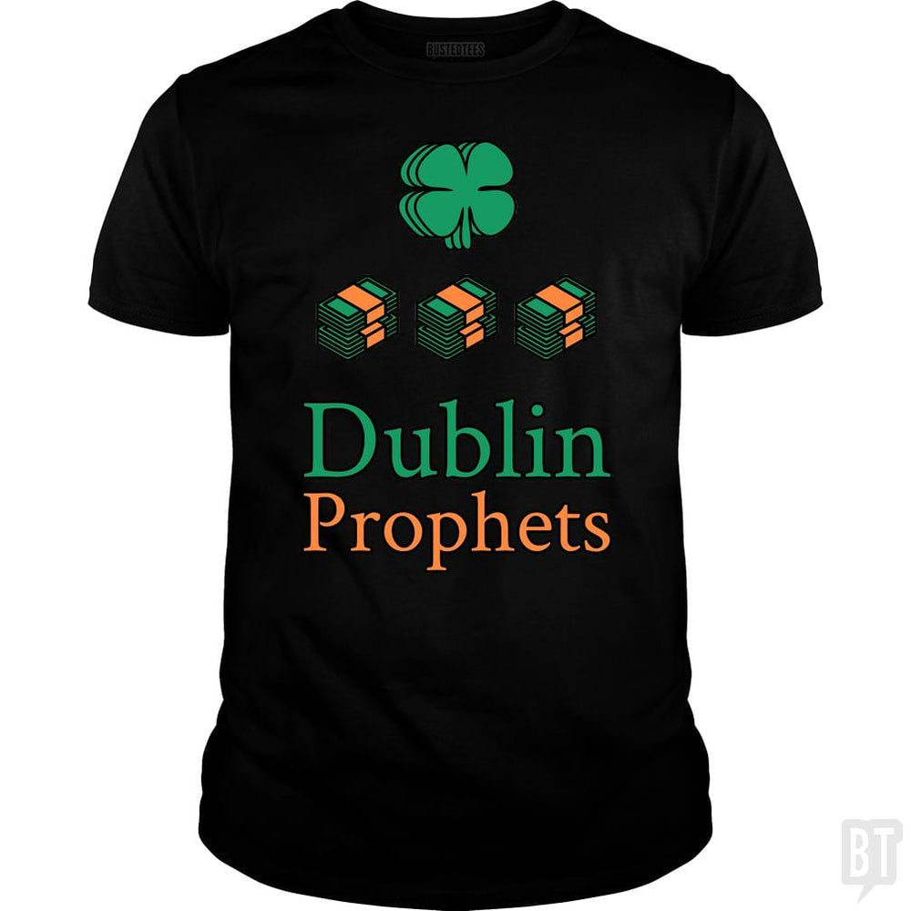 SunFrog-Busted Heflin Design Classic Guys / Unisex Tee / Black / S Dublin Prophets